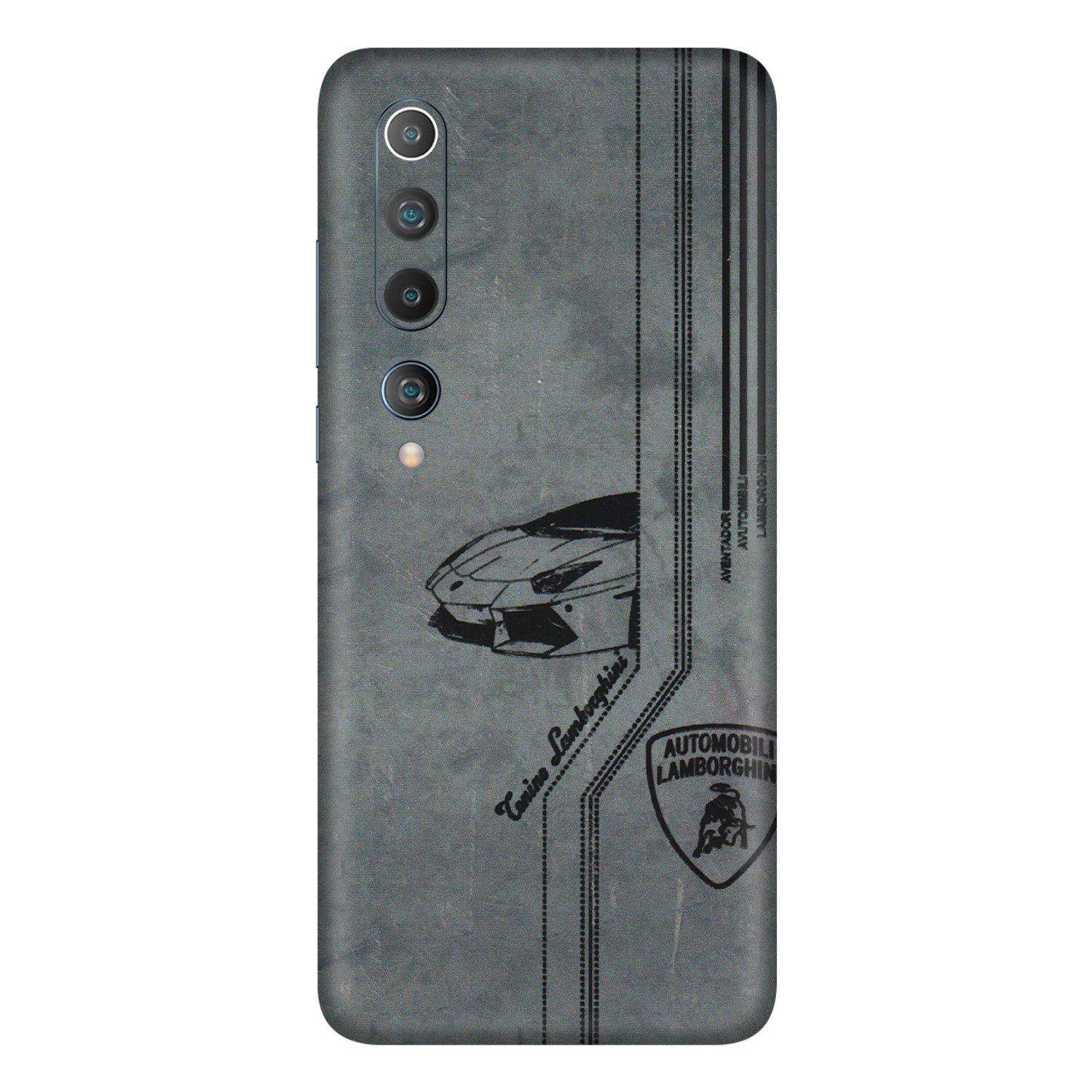 Xiaomi Redmi Phone Skins (All Models) - New Lamborgini Aventador - 3D Embossed Finish (L-321) Mi 10 5G