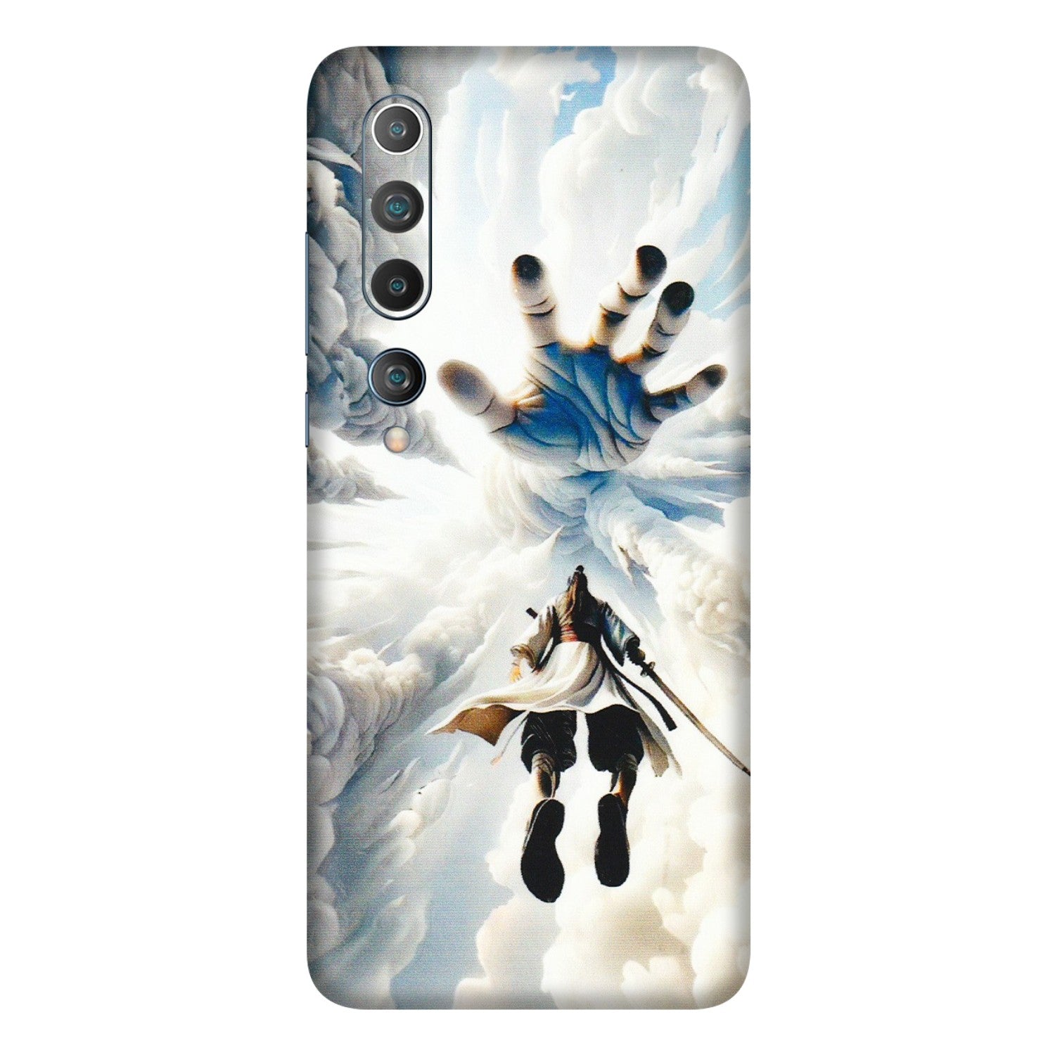 Xiaomi Redmi Phone Skins (All Models) - Big Hand With Monkey King - 3D Embossed Finish (L-323) Mi 10 5G