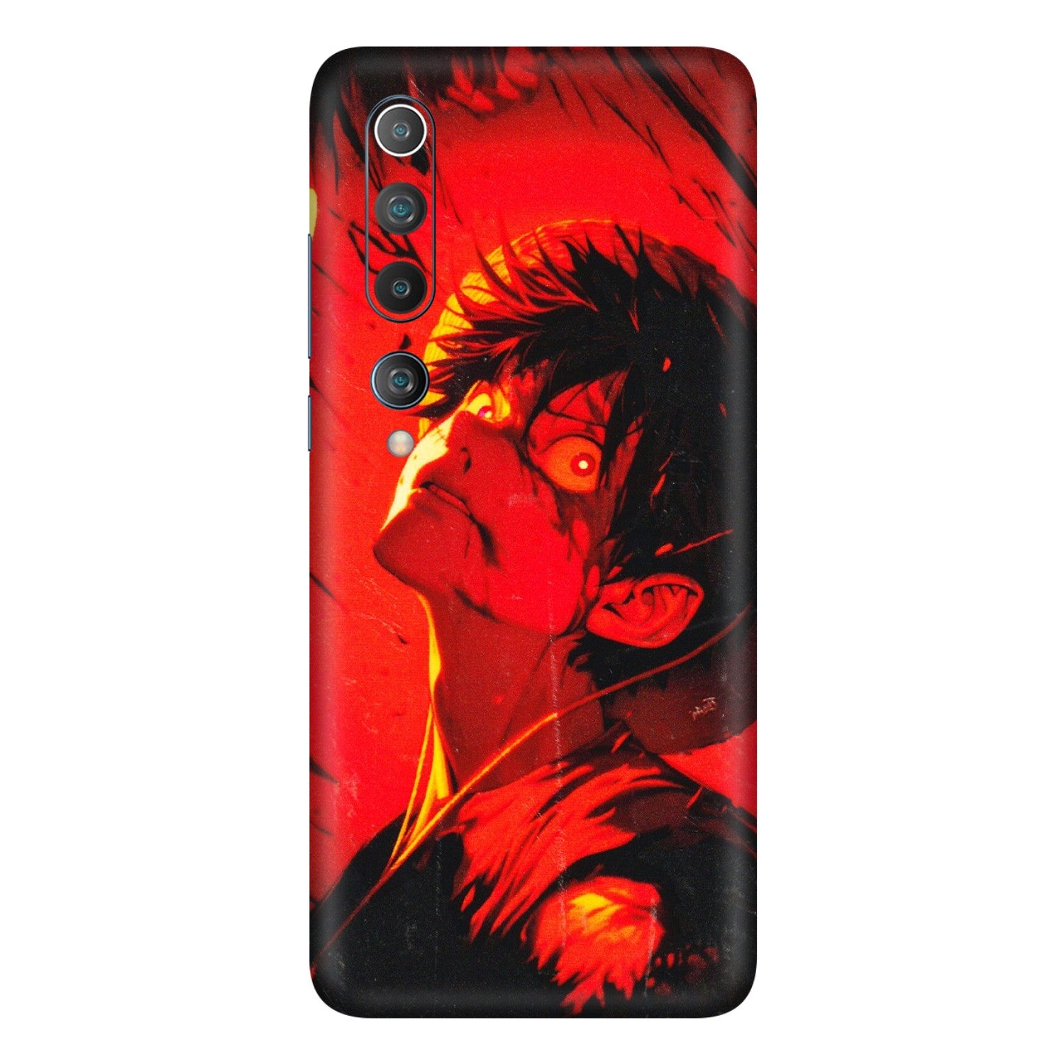 Xiaomi Redmi Phone Skins (All Models) - D.Luffy Power Up One Piece Anime - 3D Embossed Finish (L-326) Mi 10 5G