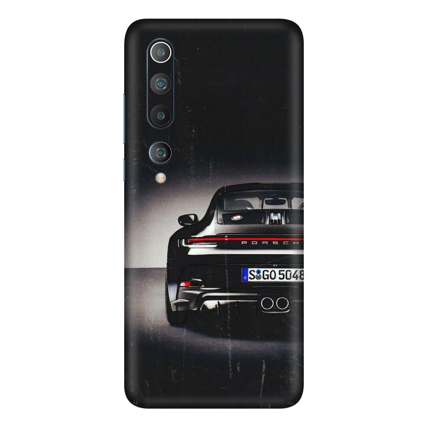 Xiaomi Redmi Phone Skins (All Models) - New Black Porsche GT3 - 3D Embossed Finish (L-327) Mi 10 5G
