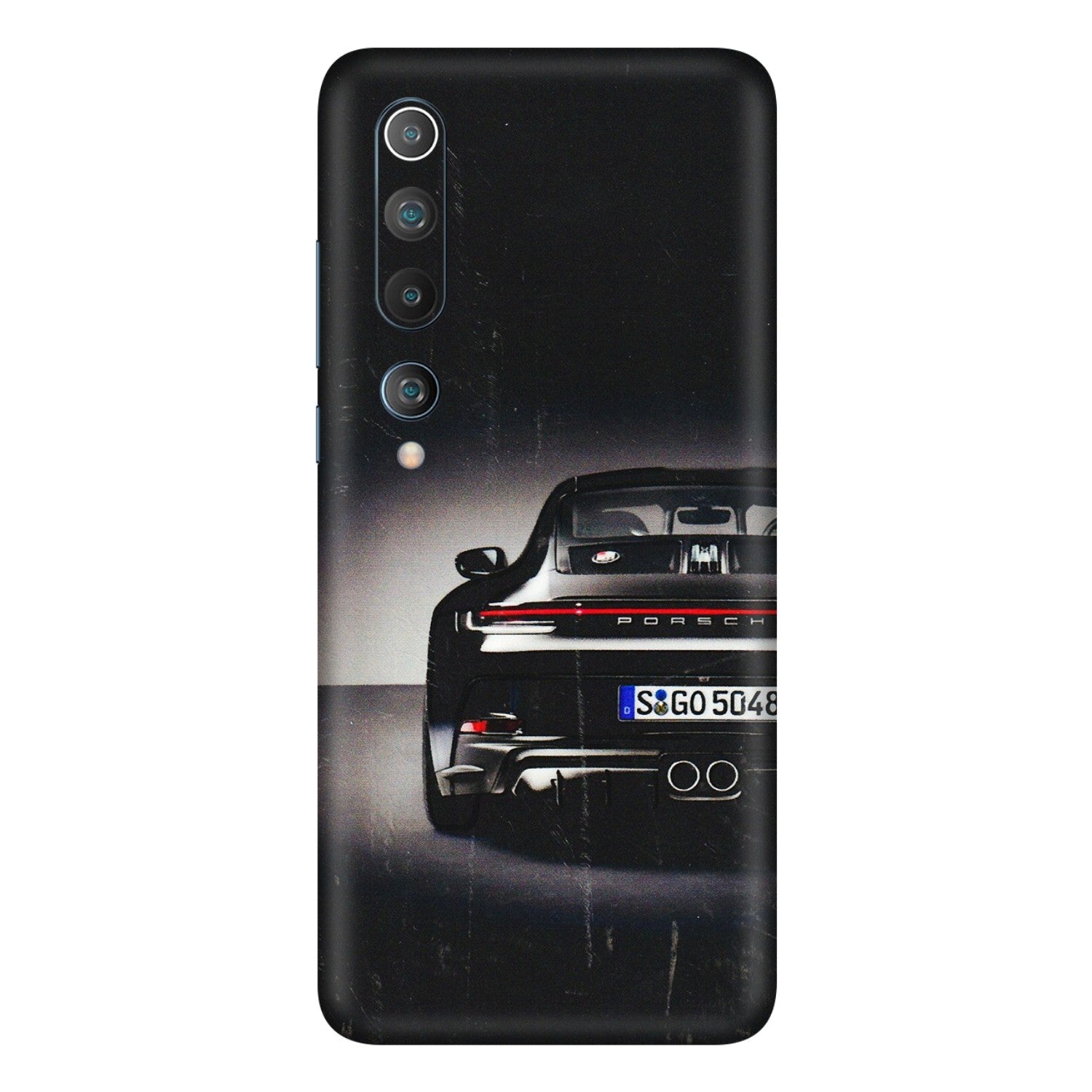 Xiaomi Redmi Phone Skins (All Models) - New Black Porsche GT3 - 3D Embossed Finish (L-327) Mi 10 5G