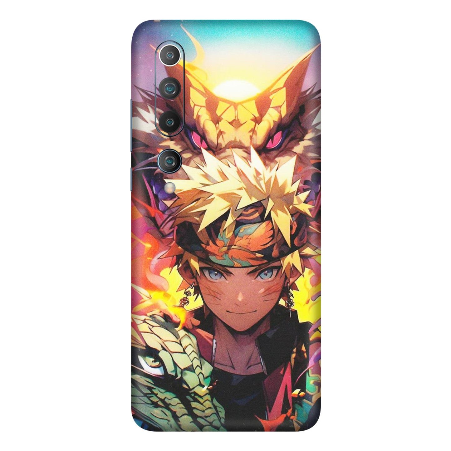 Xiaomi Redmi Phone Skins (All Models) - Angry Naruto Anime - Matte Finish (M-148) Mi 10 5G