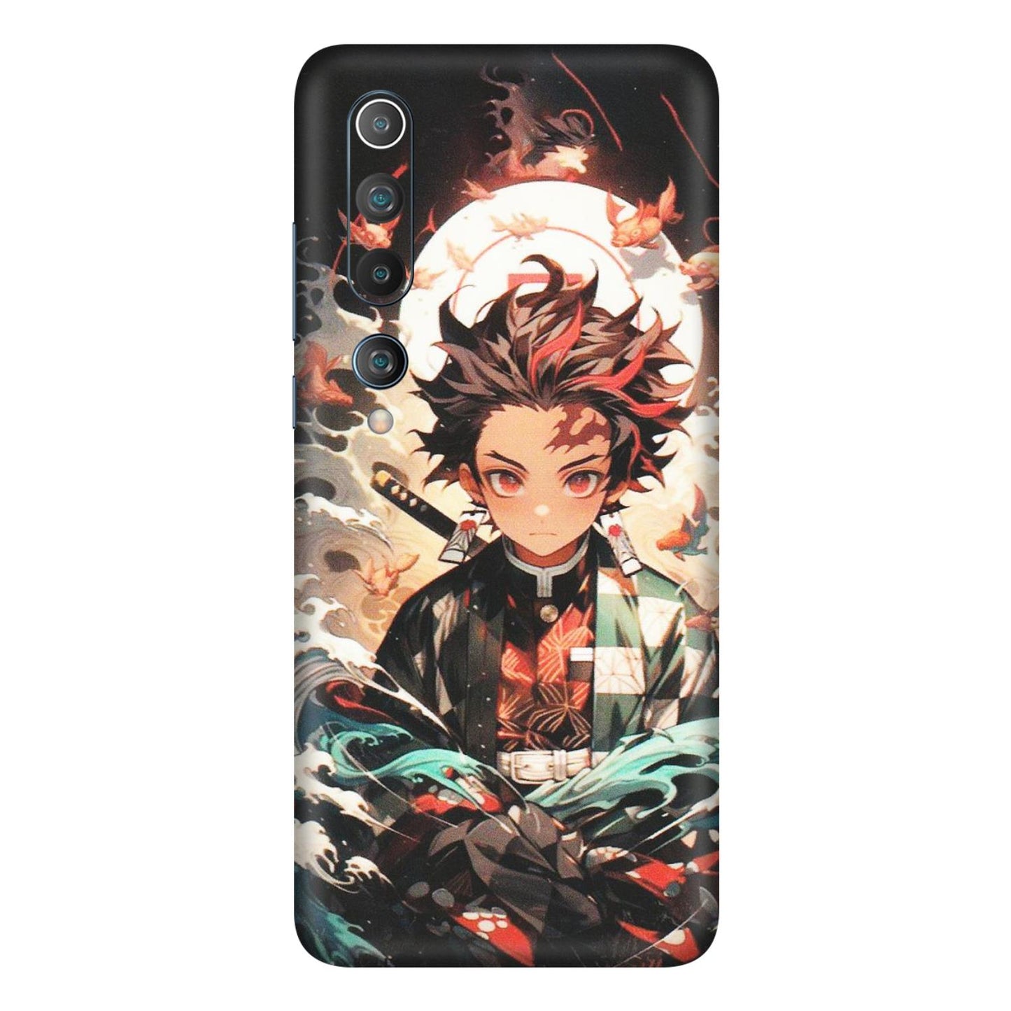 Xiaomi Redmi Phone Skins (All Models) - Tanjiro Demon Slayer Anime - Matte Finish (M-158) Mi 10 5G