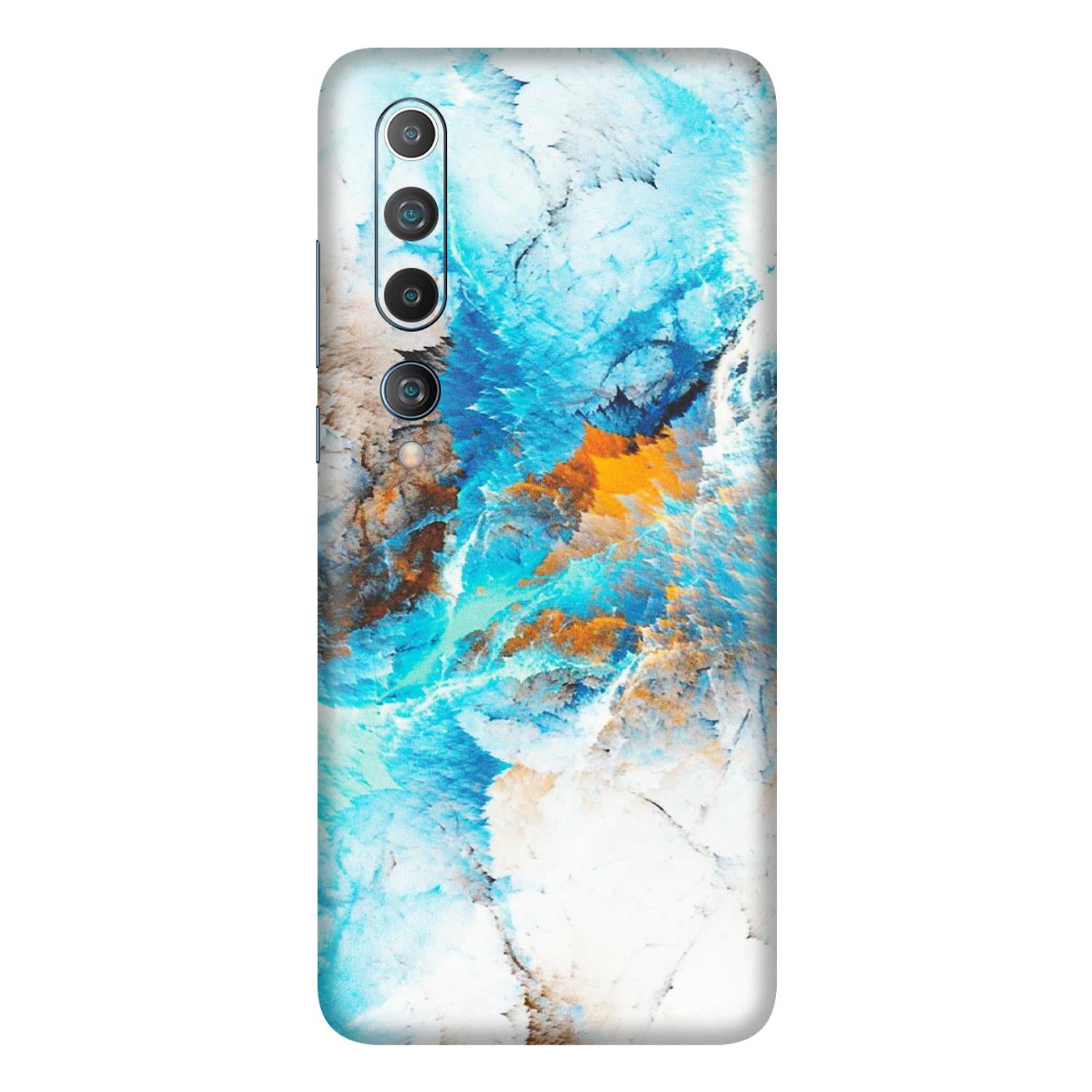 Xiaomi Redmi Phone Skins (All Models) - Blue Waves Abstract - Matte Finish (M-19) Mi 10 5G