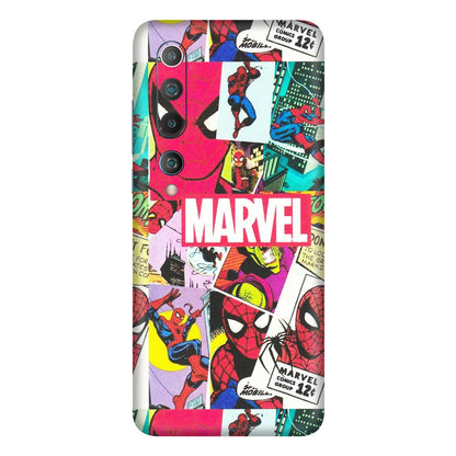 Xiaomi Redmi Phone Skins (All Models) - Marvel Comic Spiderman Grafitti - Matte Finish (M-72) Mi 10 5G