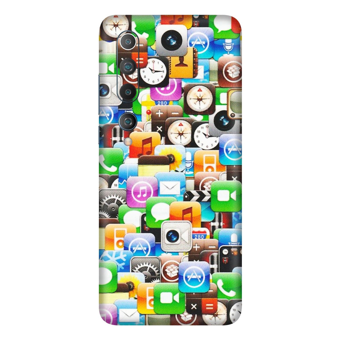 Xiaomi Redmi Phone Skins (All Models) - All Apple Icons - Matte Finish (M-93) Mi 10 5G