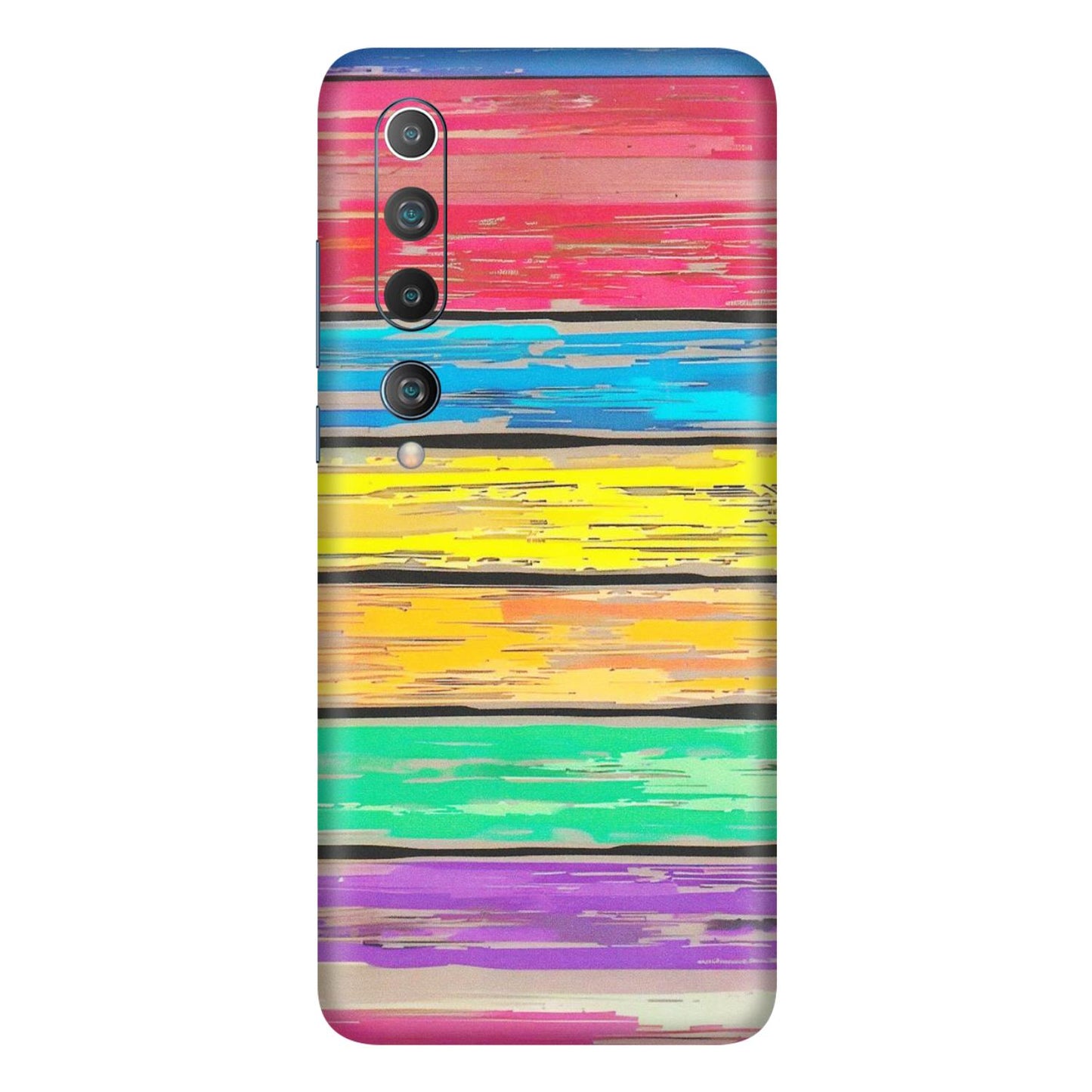 Xiaomi Redmi Phone Skins (All Models) - Multi Colour Wooden Wall - Matte Finish (M-96) Mi 10 5G