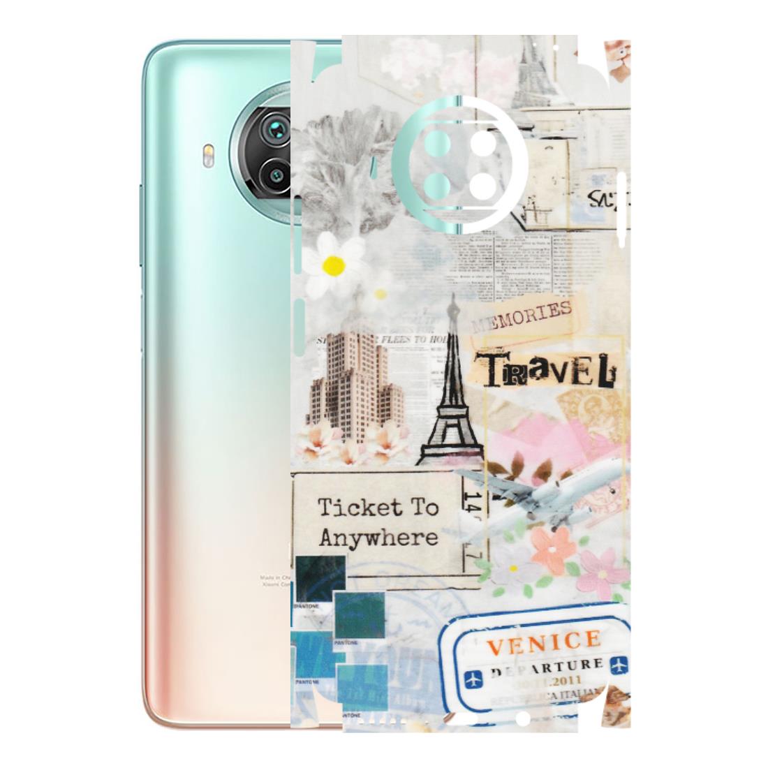 Xiaomi Redmi Phone Skins (All Models) - Travel Memories - Transparent Finish (T-09) Mi 10 T Lite