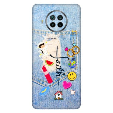 Xiaomi Redmi Phone Skins (All Models) - Denim Jeans Pocket - 3D Embossed Finish (L-134) Mi 10i