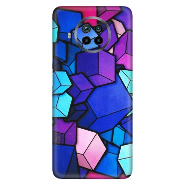 Xiaomi Redmi Phone Skins (All Models) - Cube Doodle - 3D Embossed Finish (L-141) Mi 10i