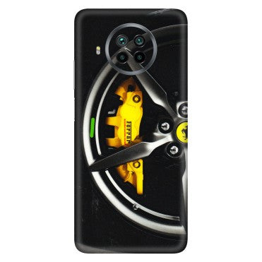 Xiaomi Redmi Phone Skins (All Models) - Ferrari Wheel Alloy - 3D Embossed Finish (L-173) Mi 10i