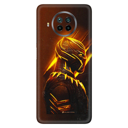 Xiaomi Redmi Phone Skins (All Models) - Gold Black Panther - 3D Embossed Finish (L-181) Mi 10i