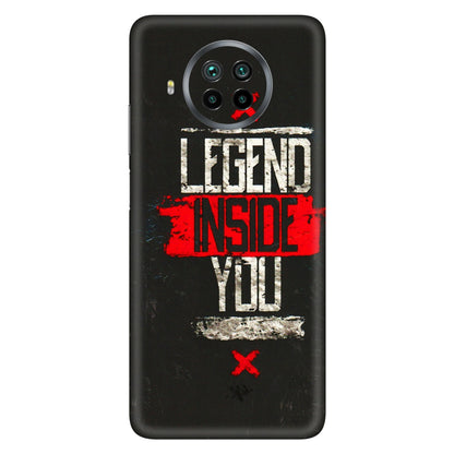 Xiaomi Redmi Phone Skins (All Models) - Legend Inside You - 3D Embossed Finish (L-186) Mi 10i