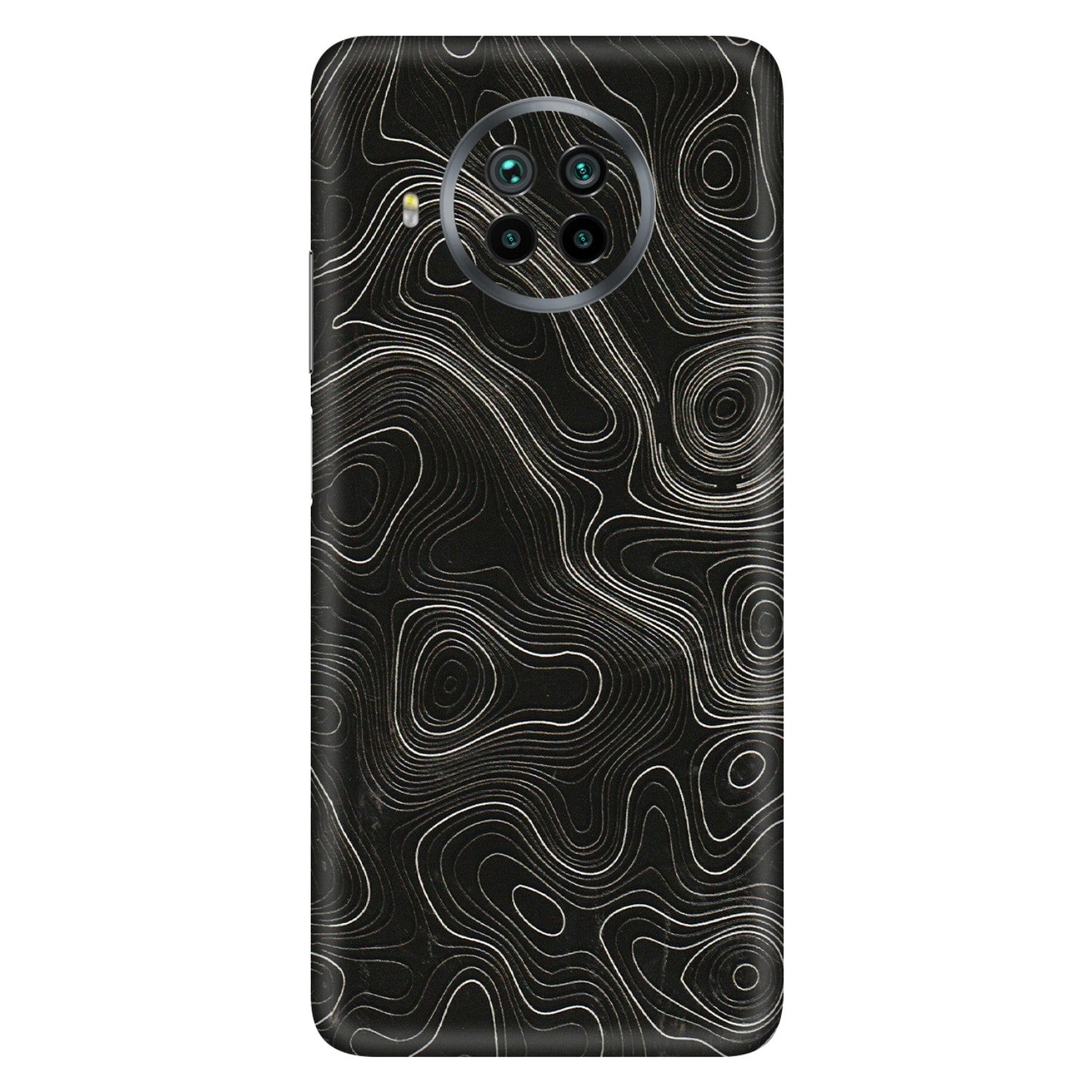 Xiaomi Redmi Phone Skins (All Models) - Black Swirl - 3D Embossed Finish (L-196) Mi 10i