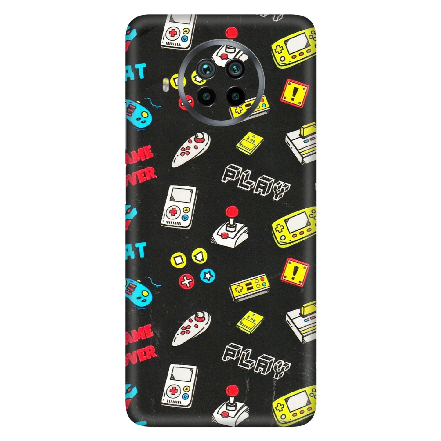 Xiaomi Redmi Phone Skins (All Models) - Gaming Doodles - 3D Embossed Finish (L-224) Mi 10i