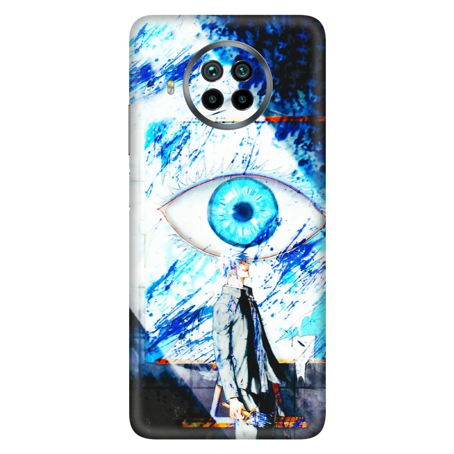 Xiaomi Redmi Phone Skins (All Models) - Gojo Satoru evil eye - 3D Embossed Finish (L-239) Mi 10i