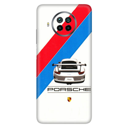 Xiaomi Redmi Phone Skins (All Models) - Porche Car Sober Logo - 3D Embossed Finish (L-248) Mi 10i
