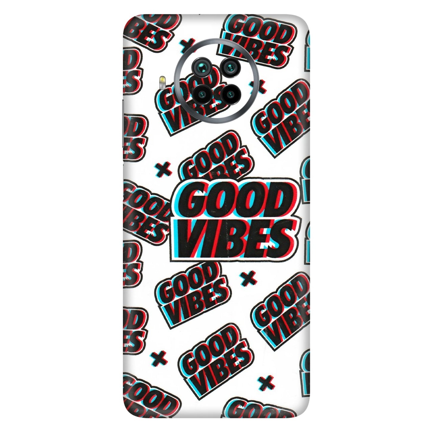 Xiaomi Redmi Phone Skins (All Models) - Good Vibes - 3D Embossed Finish (L-282) Mi 10i