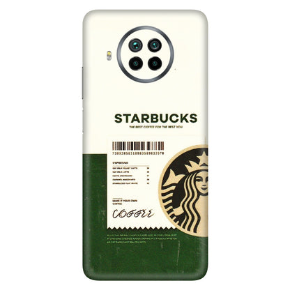 Xiaomi Redmi Phone Skins (All Models) - Starbucks Barcode - 3D Embossed Finish (L-308) Mi 10i