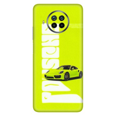 Xiaomi Redmi Phone Skins (All Models) - Lime Green Porche - 3D Embossed Finish (L-30) Mi 10i