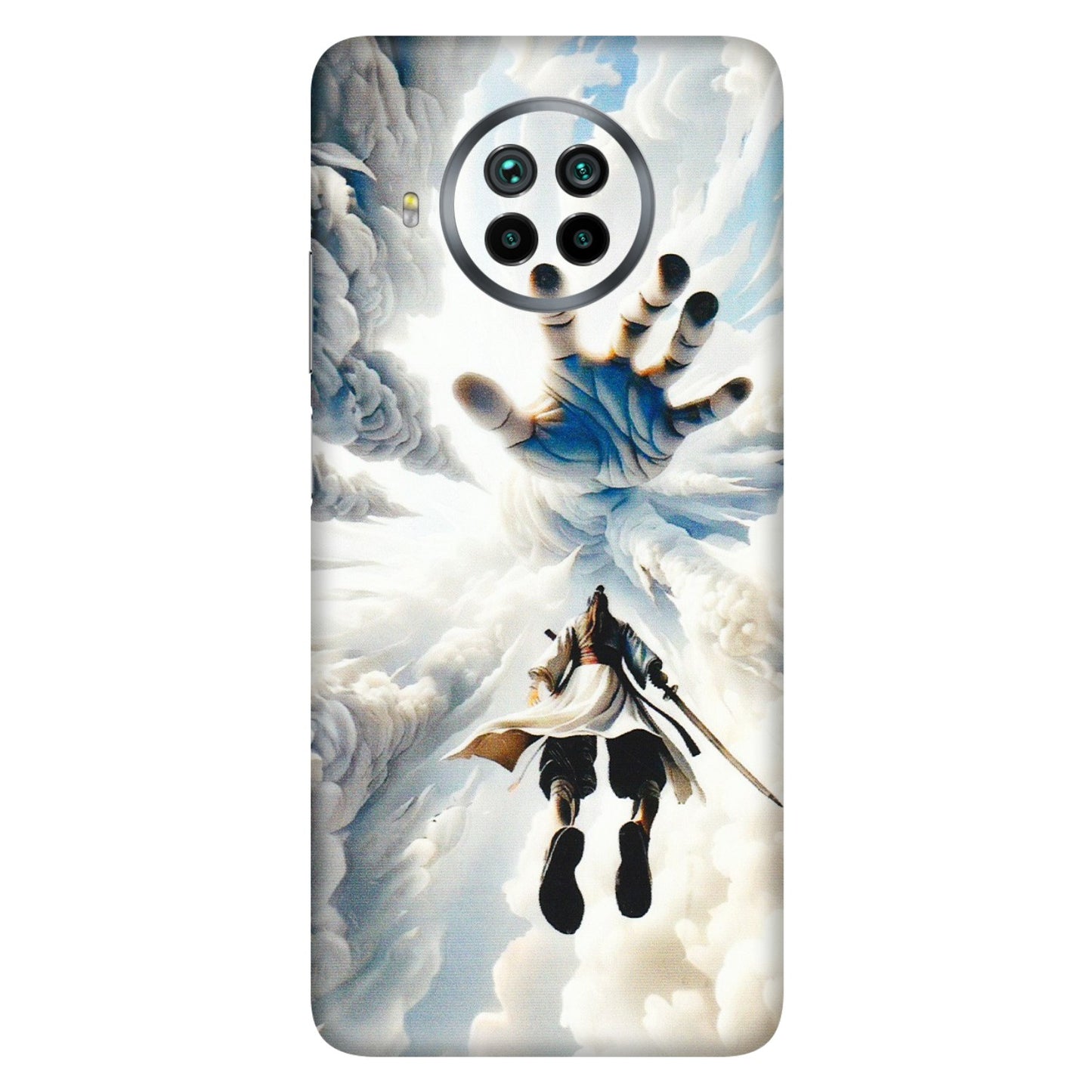 Xiaomi Redmi Phone Skins (All Models) - Big Hand With Monkey King - 3D Embossed Finish (L-323) Mi 10i