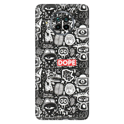 Xiaomi Redmi Phone Skins (All Models) - Dope Stay Classy Black Doodles - Matte Finish (M-126) Mi 10i