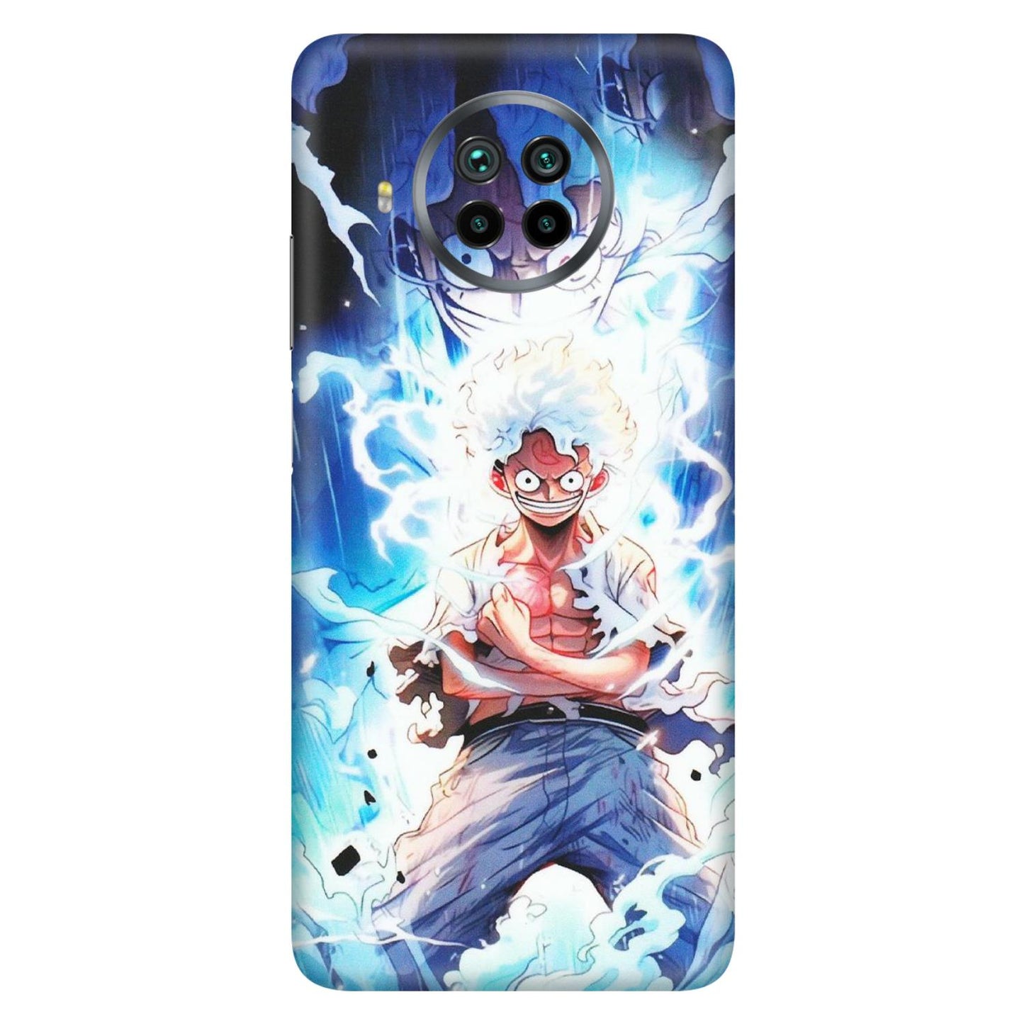 Xiaomi Redmi Phone Skins (All Models) - Blue Thunder Luffy Anime - Matte Finish (M-132) Mi 10i