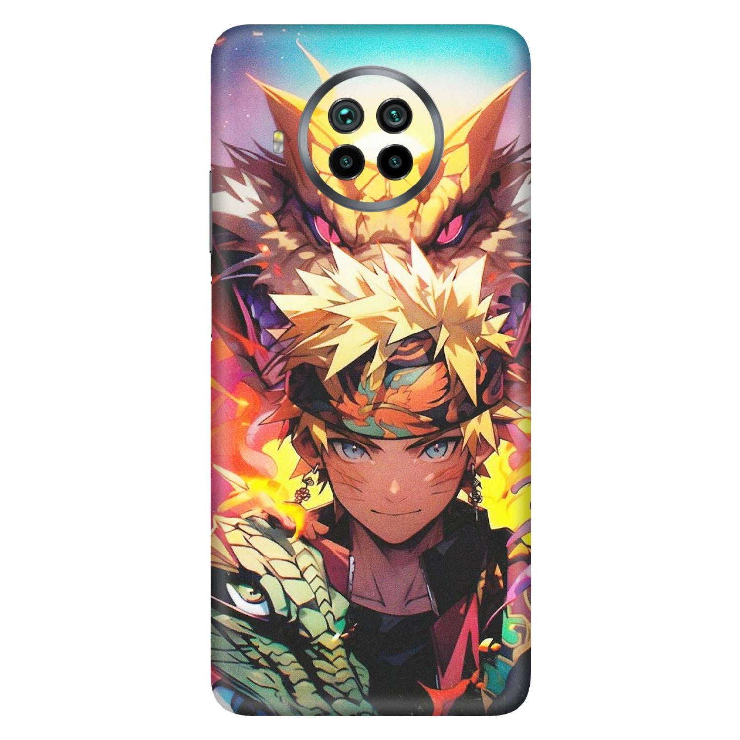 Xiaomi Redmi Phone Skins (All Models) - Angry Naruto Anime - Matte Finish (M-148) Mi 10i