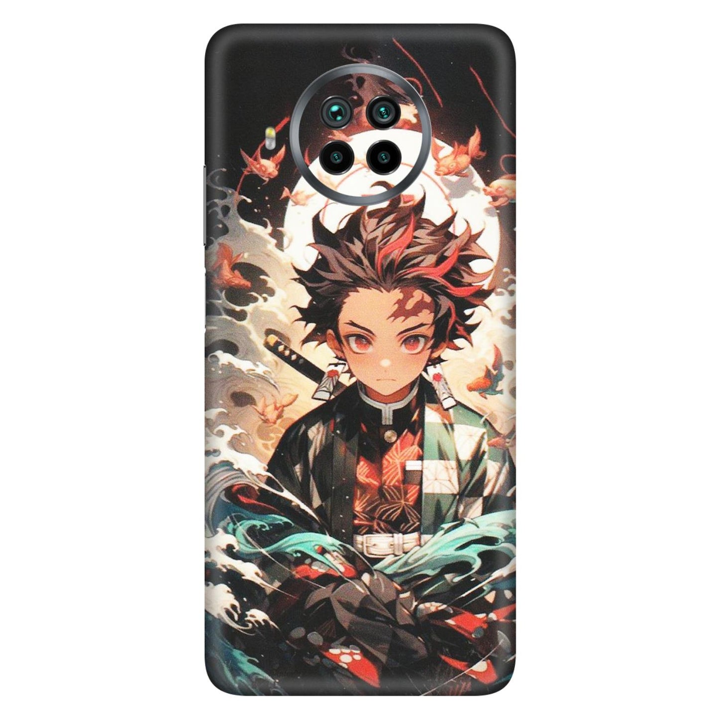 Xiaomi Redmi Phone Skins (All Models) - Tanjiro Demon Slayer Anime - Matte Finish (M-158) Mi 10i