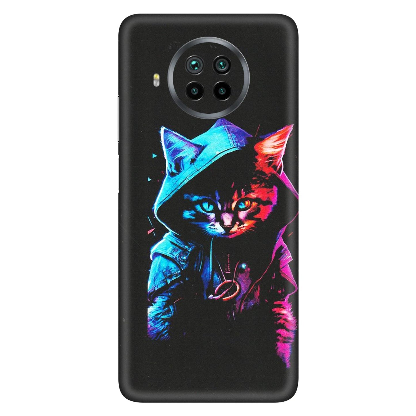 Xiaomi Redmi Phone Skins (All Models) - Cyberpunk Cat - Matte Finish (M-45) Mi 10i