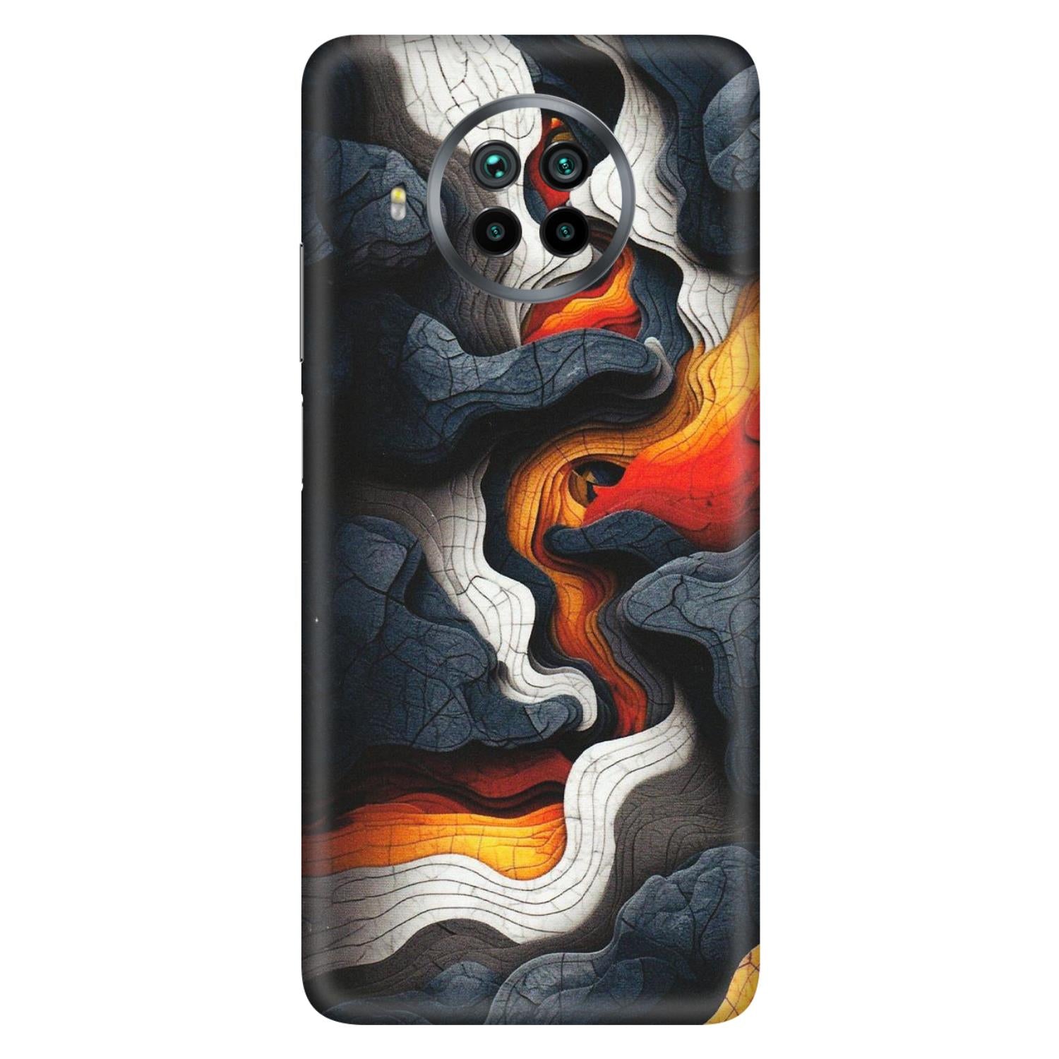Xiaomi Redmi Phone Skins (All Models) - Abstract Volcanic Layers - Matte Finish (M-52) Mi 10i