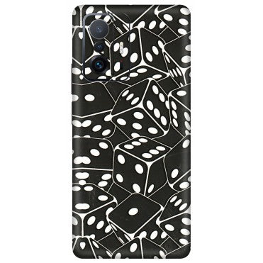 Xiaomi Redmi Phone Skins (All Models) - Big Black Dices - 3D Embossed Finish (L-106) Mi 11 T Pro