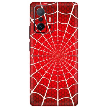Xiaomi Redmi Phone Skins (All Models) - Classic Spidey Web - 3D Embossed Finish (L-115) Mi 11 T Pro