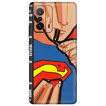Xiaomi Redmi Phone Skins (All Models) - Superman Sutta - 3D Embossed Finish (L-130) Mi 11 T Pro