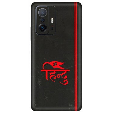 Xiaomi Redmi Phone Skins (All Models) - Hindu Black - 3D Embossed Finish (L-153) Mi 11 T Pro