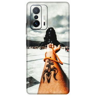 Xiaomi Redmi Phone Skins (All Models) - Jai Adiyogi Mahakaal - 3D Embossed Finish (L-164) Mi 11 T Pro