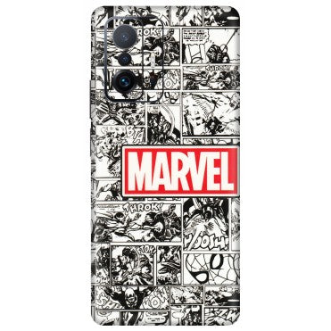 Xiaomi Redmi Phone Skins (All Models) - Marvel Comic - 3D Embossed Finish (L-171) Mi 11 T Pro