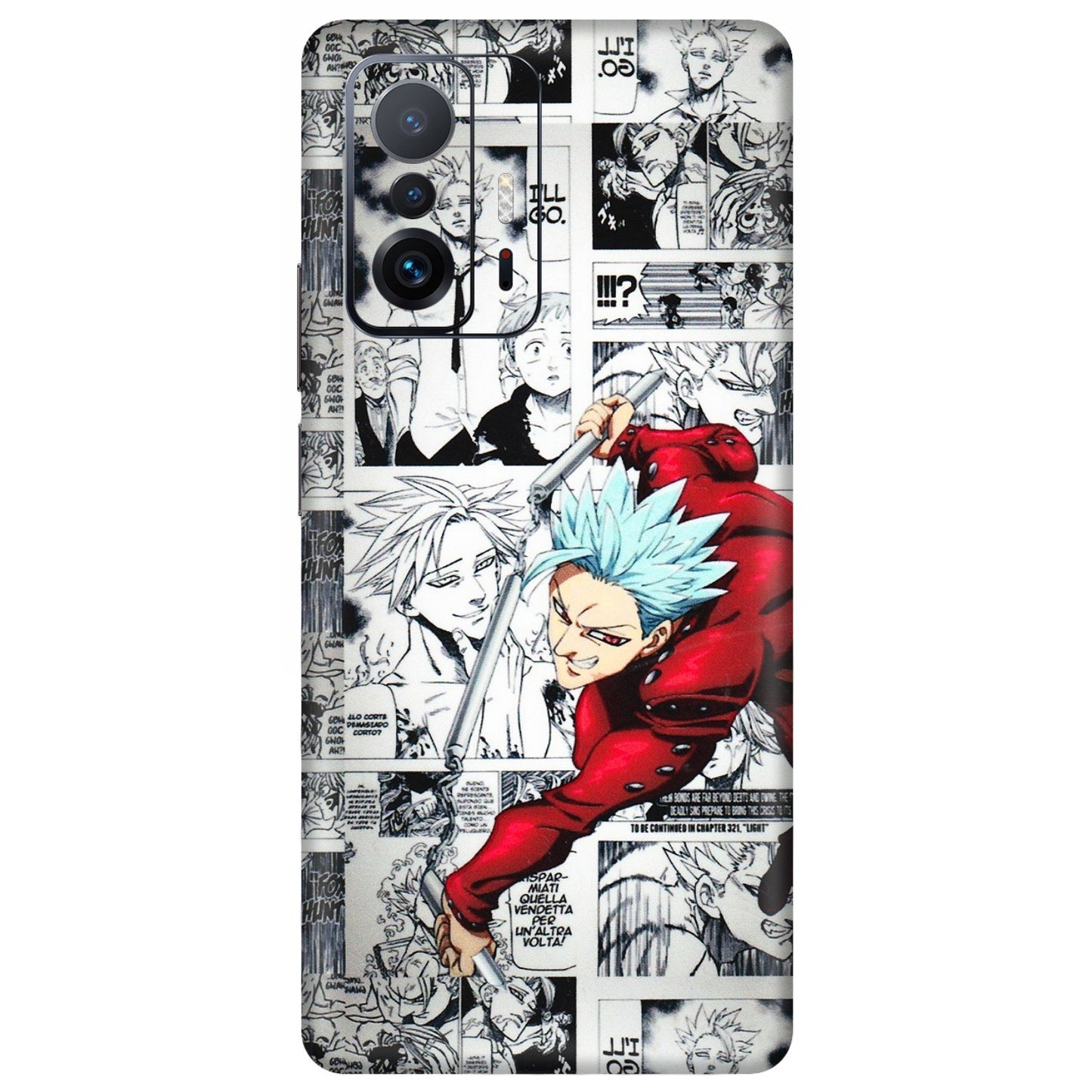 Xiaomi Redmi Phone Skins (All Models) - Anime Comic - 3D Embossed Finish (L-192) Mi 11 T Pro
