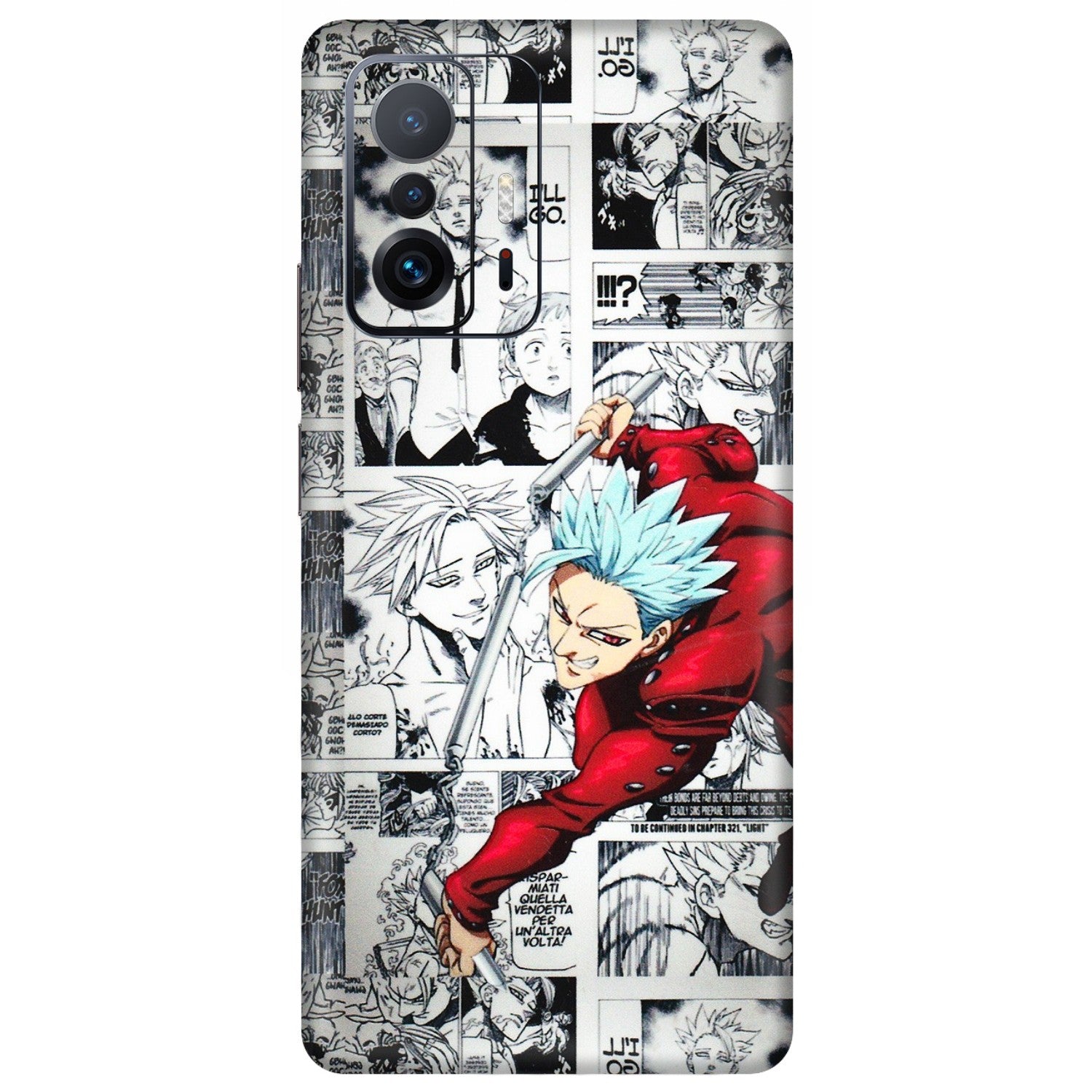 Xiaomi Redmi Phone Skins (All Models) - Anime Comic - 3D Embossed Finish (L-192) Mi 11 T Pro