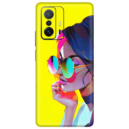 Xiaomi Redmi Phone Skins (All Models) - Bold Stylish Girl - 3D Embossed Finish (L-222) Mi 11 T Pro