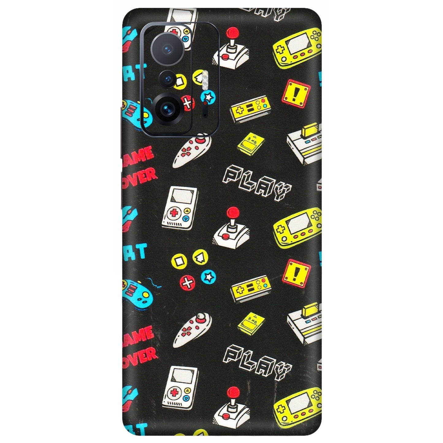 Xiaomi Redmi Phone Skins (All Models) - Gaming Doodles - 3D Embossed Finish (L-224) Mi 11 T Pro