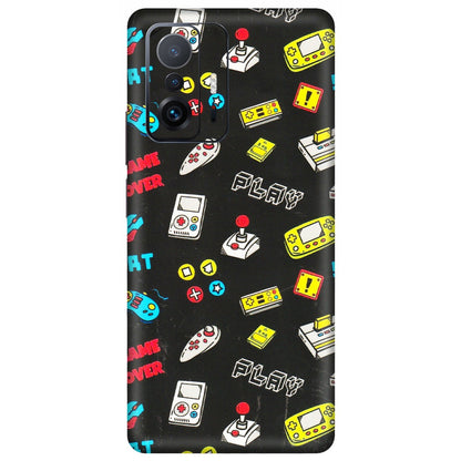 Xiaomi Redmi Phone Skins (All Models) - Gaming Doodles - 3D Embossed Finish (L-224) Mi 11 T Pro