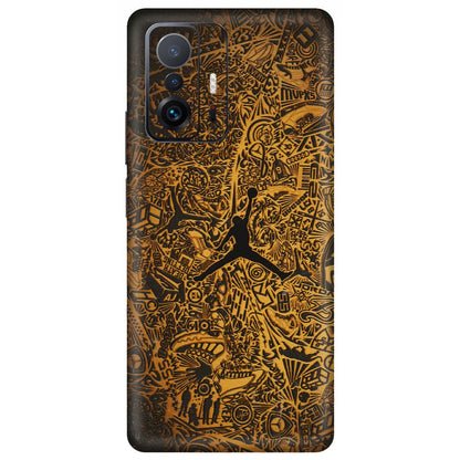 Xiaomi Redmi Phone Skins (All Models) - Premium Gold Basketball Player - 3D Embossed Finish (L-236) Mi 11 T Pro