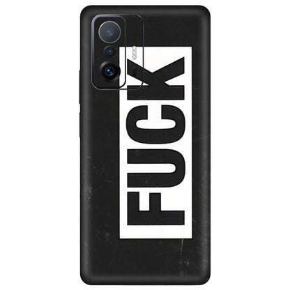 Xiaomi Redmi Phone Skins (All Models) - The F Word - 3D Embossed Finish (L-255) Mi 11 T Pro