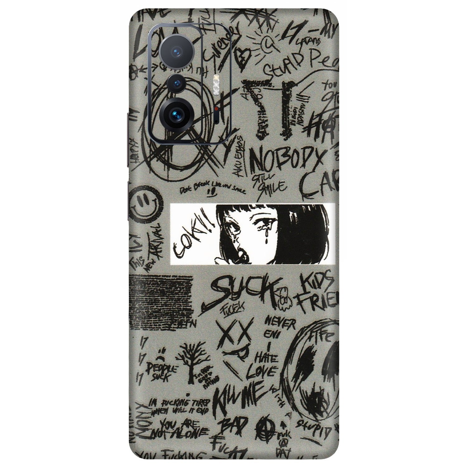Xiaomi Redmi Phone Skins (All Models) - Never Have Love Anime - 3D Embossed Finish (L-260) Mi 11 T Pro