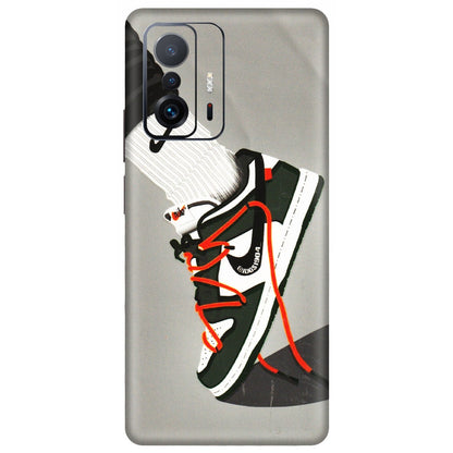 Xiaomi Redmi Phone Skins (All Models) - New Grey Sneaker - 3D Embossed Finish (L-261) Mi 11 T Pro