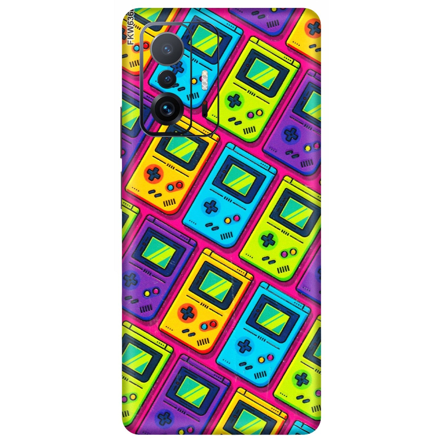 Xiaomi Redmi Phone Skins (All Models) - Gameboy Colourful - 3D Embossed Finish (L-266) Mi 11 T Pro