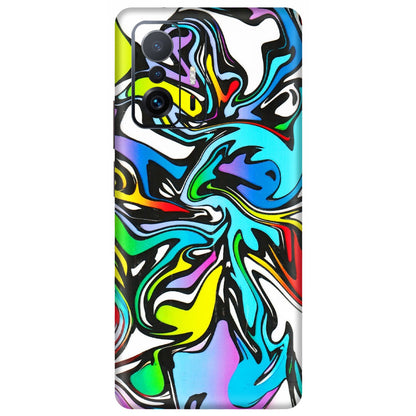 Xiaomi Redmi Phone Skins (All Models) - Abstract Colour Paints - 3D Embossed Finish (L-271) Mi 11 T Pro