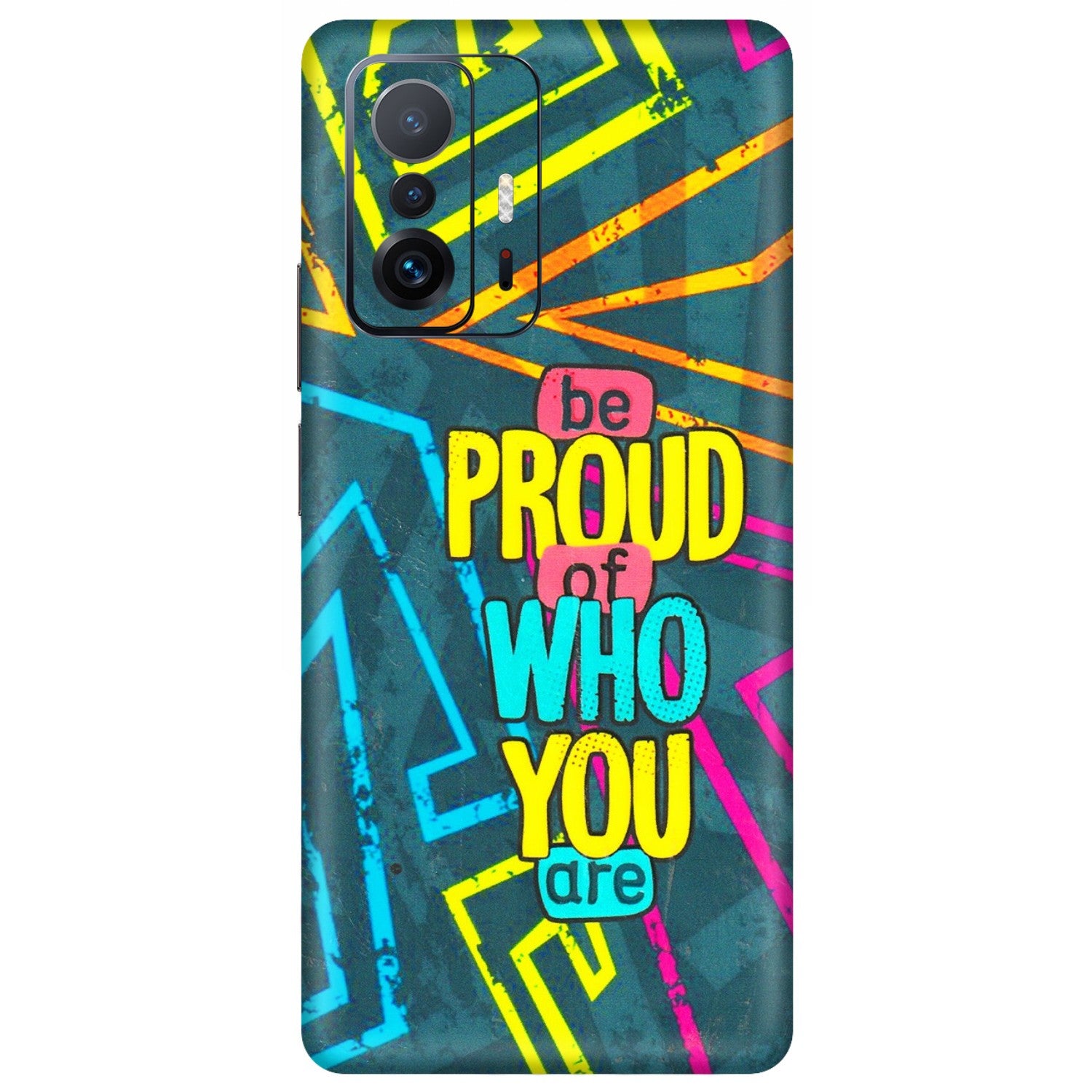 Xiaomi Redmi Phone Skins (All Models) - Be Proud Of Who You Are - 3D Embossed Finish (L-277) Mi 11 T Pro