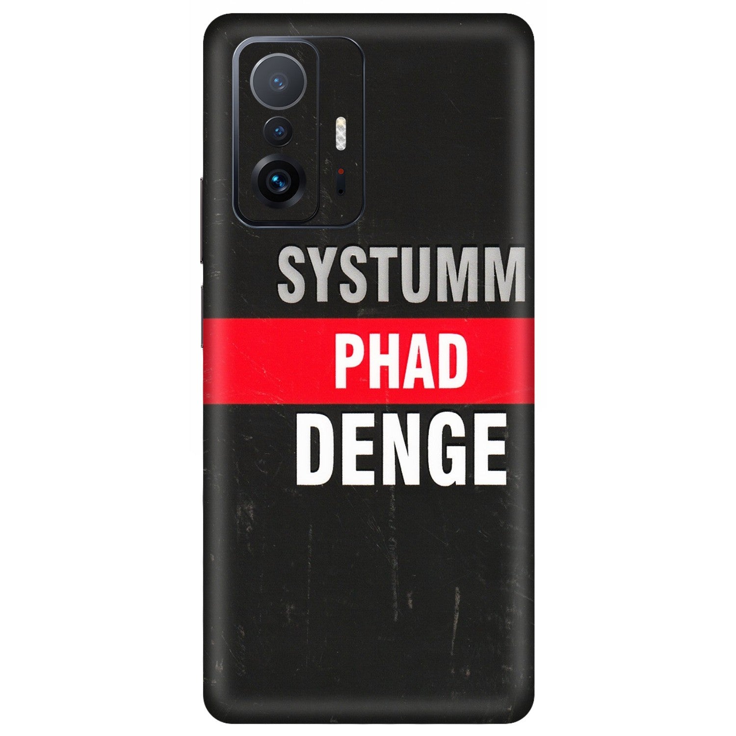 Xiaomi Redmi Phone Skins (All Models) - Systumm Phad Denge - 3D Embossed Finish (L-278) Mi 11 T Pro
